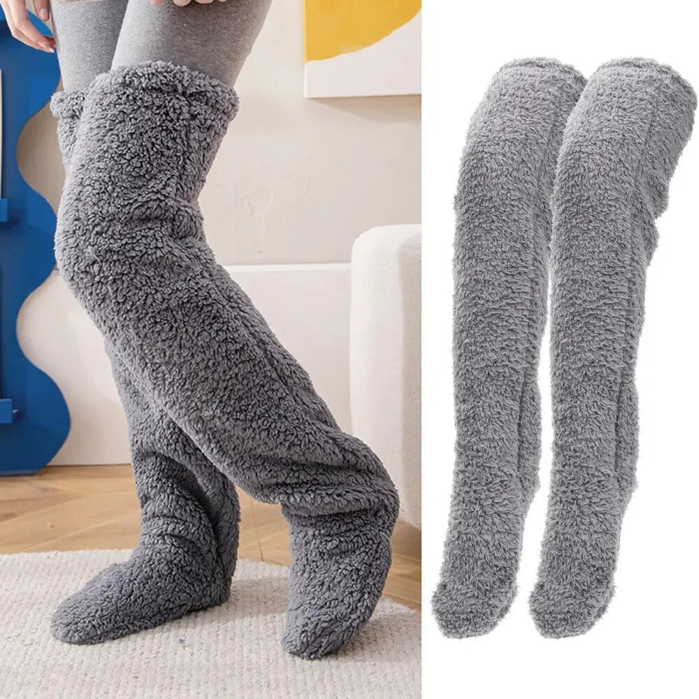 Homeyknees - Warm Winter Plush Socks